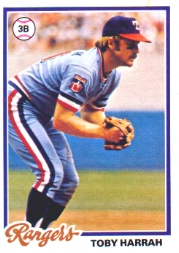 1978 Topps Baseball Cards      044      Toby Harrah